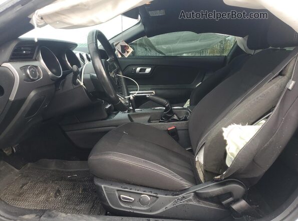 1FA6P8CF2K5162907 2019 FORD MUSTANG Белый Вид салона спереди