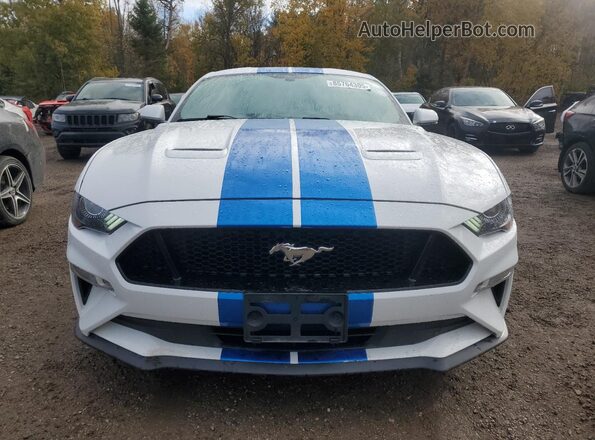 1FA6P8CF2K5162907 2019 FORD MUSTANG Белый Вид спереди