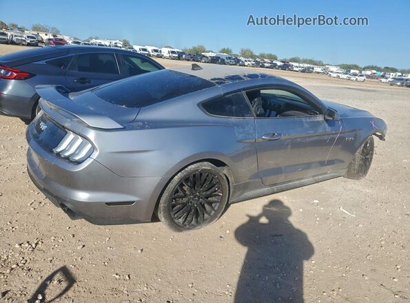 1FA6P8CF2N5112299 2022 FORD MUSTANG Серебряный Задняя правая четверть
