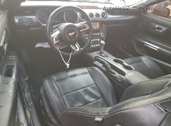1FA6P8CF5L5173529 2020 FORD MUSTANG Burgundy Dashboard view