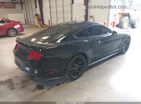 1FA6P8CF6H5259116 2017 FORD MUSTANG Черный Задняя правая четверть