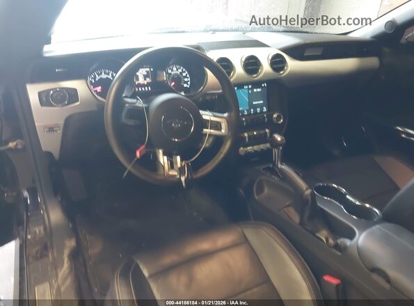 1FA6P8CF6H5259116 2017 FORD MUSTANG Черный Вид щитка приборов