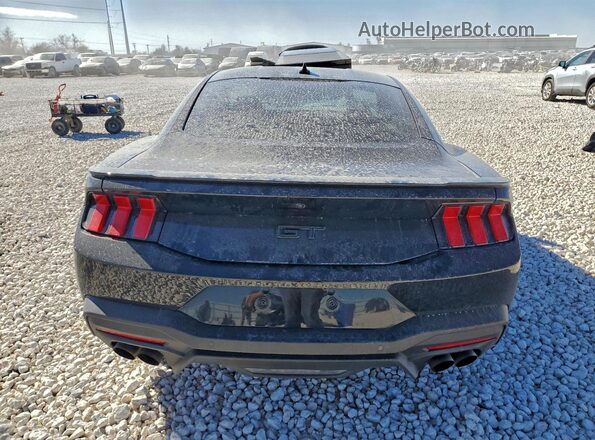 1FA6P8CF8R5415688 2024 FORD MUSTANG Черный Вид сзади
