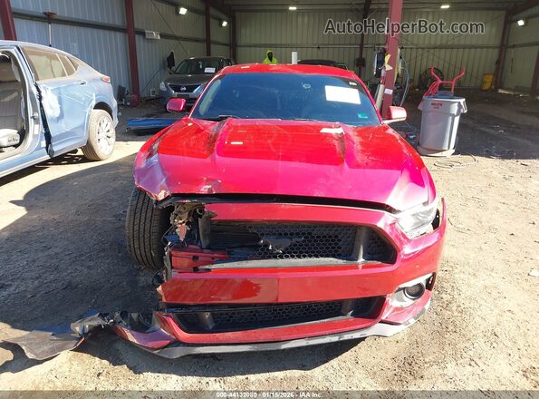 1FA6P8TH0H5356989 2017 FORD MUSTANG Red Vista del cuadro de instrumentos