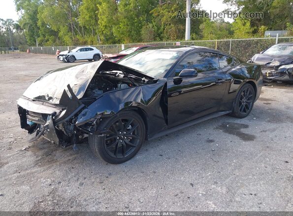 1FA6P8TH0S5102853 2025 FORD MUSTANG Black Przód lewy