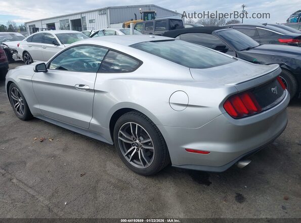 1FA6P8TH2H5273273 2017 FORD MUSTANG Серебряный Задняя левая четверть