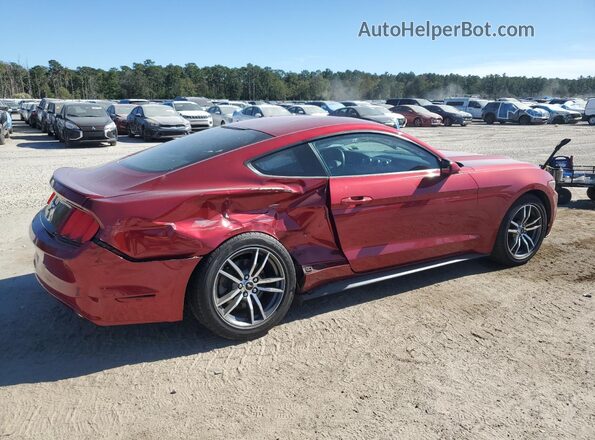 1FA6P8TH3G5236649 2016 FORD MUSTANG Красный Задняя правая четверть