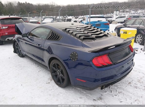 1FA6P8TH3L5129451 2020 FORD MUSTANG Синий Задняя левая четверть