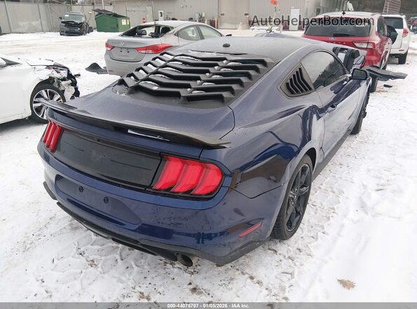 1FA6P8TH3L5129451 2020 FORD MUSTANG Синий Задняя правая четверть