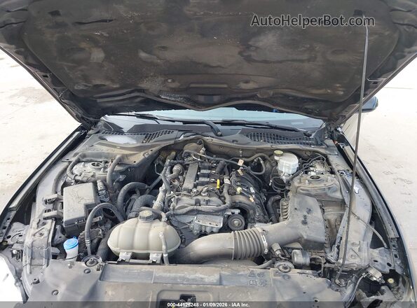 1FA6P8TH5M5105217 2021 FORD MUSTANG Черный Вид сзади