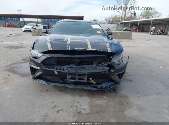 1FA6P8TH5M5105217 2021 FORD MUSTANG Черный Вид щитка приборов