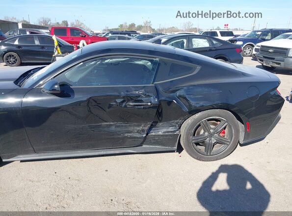 1FA6P8TH6R5127055 2024 FORD MUSTANG Черный Вид спереди