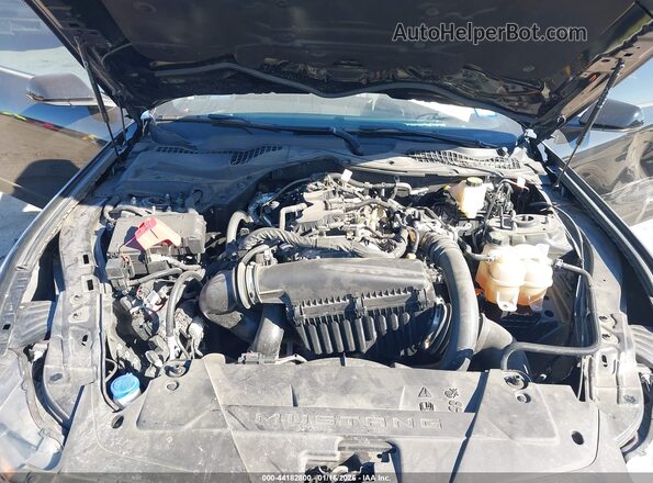 1FA6P8TH6R5127055 2024 FORD MUSTANG Черный Вид сзади