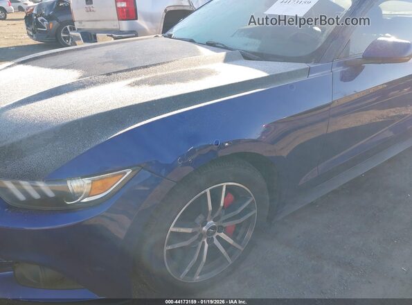 1FA6P8TH9G5236140 2016 FORD MUSTANG Синий Вид спереди