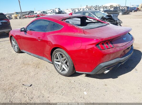 1FA6P8TH9R5141208 2024 FORD MUSTANG Красный Задняя левая четверть