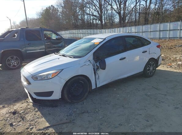 1FADP3E29GL355093 2016 FORD FOCUS Белый Передняя левая четверть