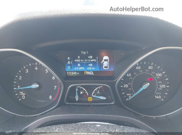 1FADP3E29GL355093 2016 FORD FOCUS Белый Вид задних сидений