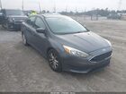2018 Ford Focus Se Gray vin: 1FADP3F25JL225625