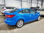 2017 Ford Focus Titanium Синий vin: 1FADP3J23HL222868