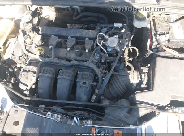 1FADP3J28HL288185 2017 FORD FOCUS Серебряный Вид сзади
