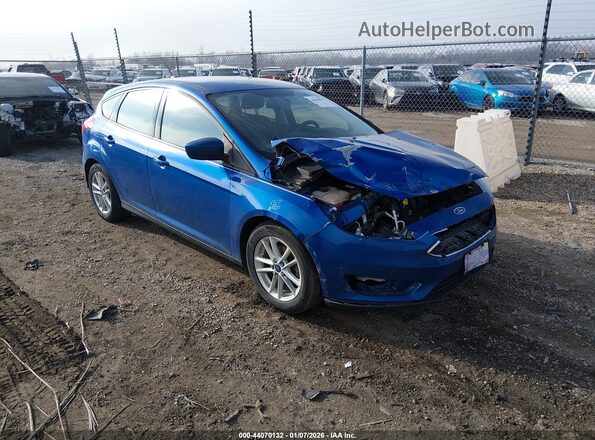 1FADP3K23JL282489 2018 FORD FOCUS Blue Передня права чверть