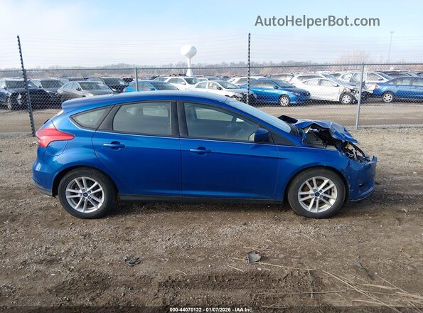 1FADP3K23JL282489 2018 FORD FOCUS Blue Вид щитка приладів