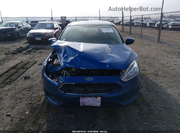 1FADP3K23JL282489 2018 FORD FOCUS Blue Вид панелі приладів