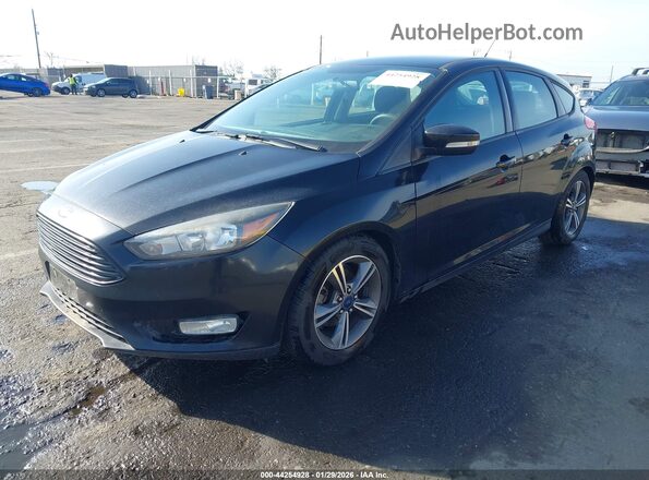 1FADP3KE2GL234596 2016 FORD FOCUS Black წინა მარცხენა ხედი სამი მეოთხედიდან