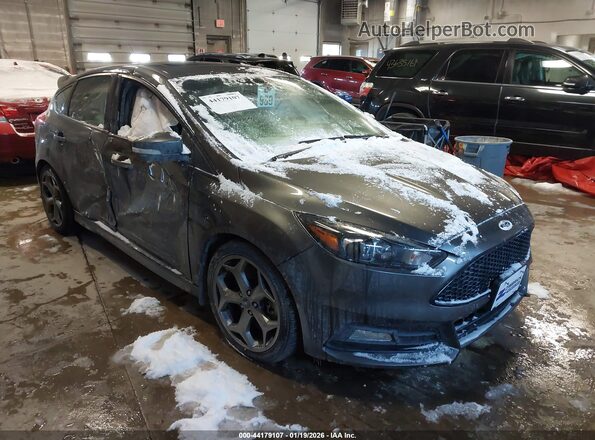 1FADP3L92HL294638 2017 FORD FOCUS ST Серый Передняя правая четверть