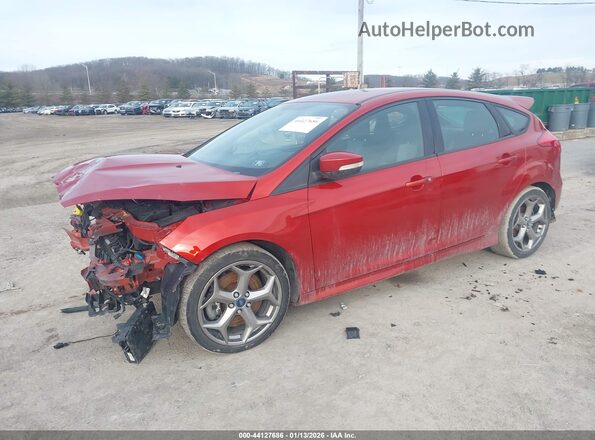 1FADP3L93JL325854 2018 FORD FOCUS ST Оранжевый Передняя левая четверть
