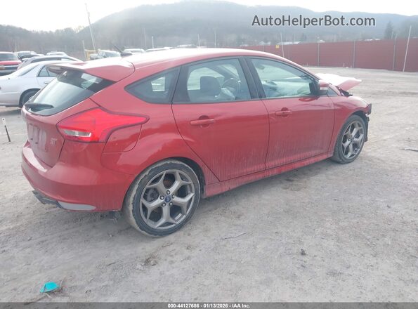 1FADP3L93JL325854 2018 FORD FOCUS ST Оранжевый Задняя правая четверть