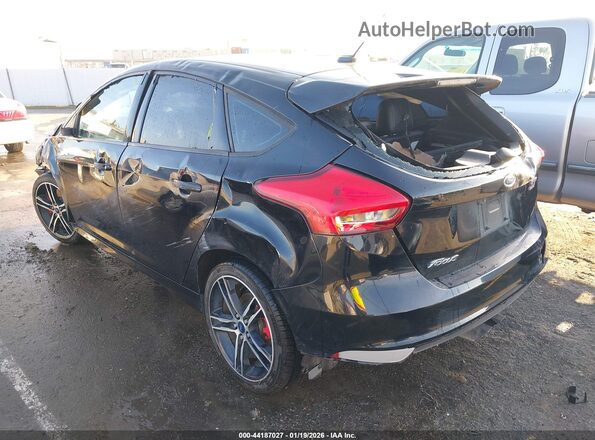 1FADP3L94HL304084 2017 FORD FOCUS ST Черный Задняя левая четверть