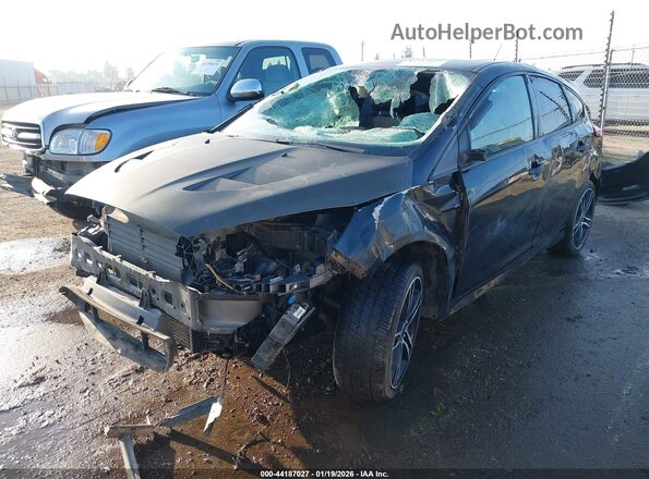 1FADP3L94HL304084 2017 FORD FOCUS ST Черный Передняя левая четверть