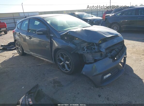 1FADP3L94JL332540 2018 FORD FOCUS ST Серый Передняя правая четверть