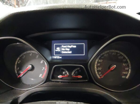 1FADP3L95GL333706 2016 FORD FOCUS ST Black Widok tylnych siedzeń