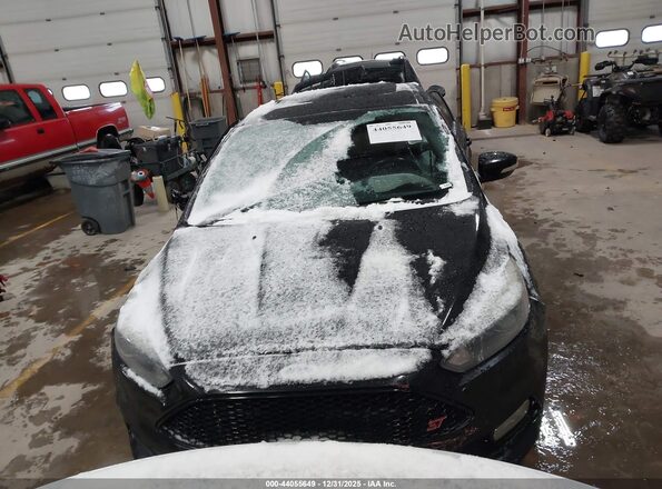 1FADP3L95GL333706 2016 FORD FOCUS ST Black Widok wnętrza z tyłu