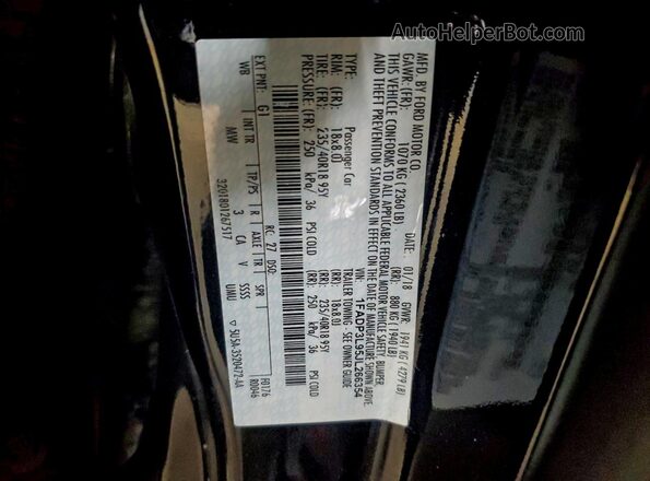 1FADP3L95JL266354 2018 FORD FOCUS Черный Вид подкапотного пространства