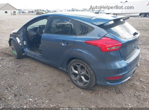 1FADP3L96JL239583 2018 FORD FOCUS ST Бирюзовый Задняя левая четверть