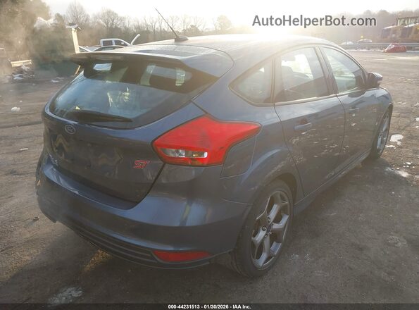 1FADP3L97JL255257 2018 FORD FOCUS ST Синий Задняя правая четверть
