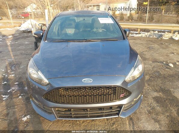 1FADP3L97JL255257 2018 FORD FOCUS ST Синий Вид щитка приборов