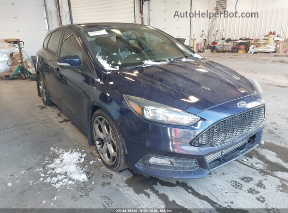 1FADP3L98HL281246 2017 FORD FOCUS ST Синий Передняя правая четверть