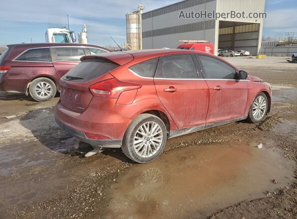 1FADP3N23JL325126 2018 FORD FOCUS Темно-бордовый Задняя правая четверть