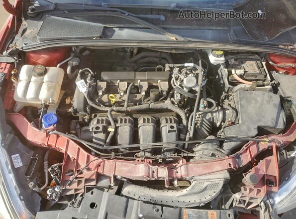1FADP3N23JL325126 2018 FORD FOCUS Темно-бордовый Вид задней части салона