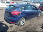 2016 Ford Focus Titanium Синий vin: 1FADP3N28GL259827