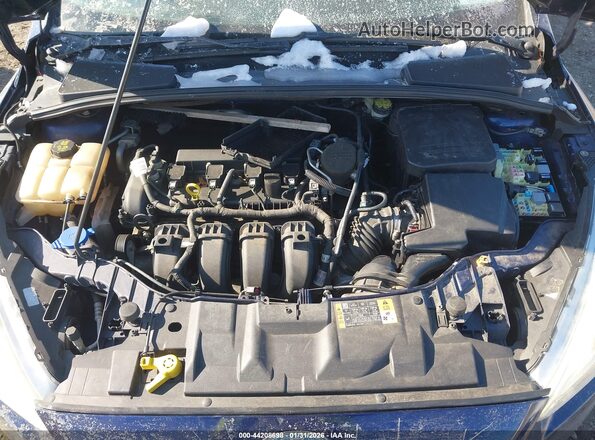 1FADP3N28GL259827 2016 FORD FOCUS Синий Вид сзади