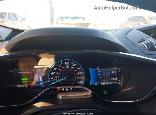 1FADP5AU0GL100254 2016 FORD C-MAX HYBRID Желто-коричневый Вид задних сидений