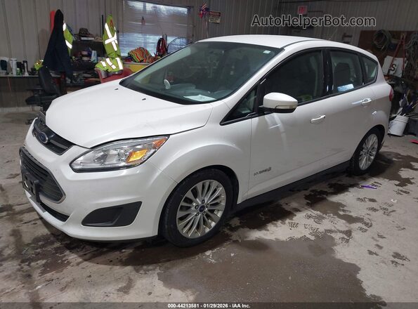 1FADP5AU3JL104497 2018 FORD C-MAX HYBRID Белый Передняя левая четверть