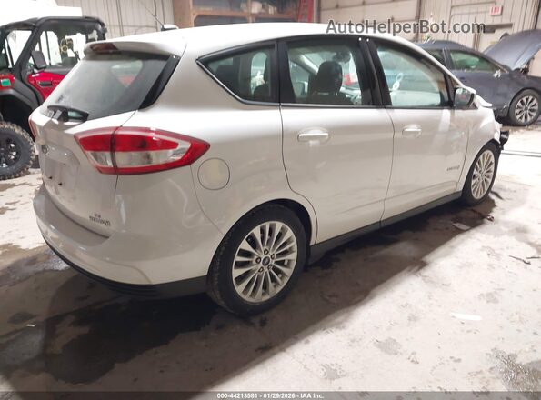 1FADP5AU3JL104497 2018 FORD C-MAX HYBRID Белый Задняя правая четверть