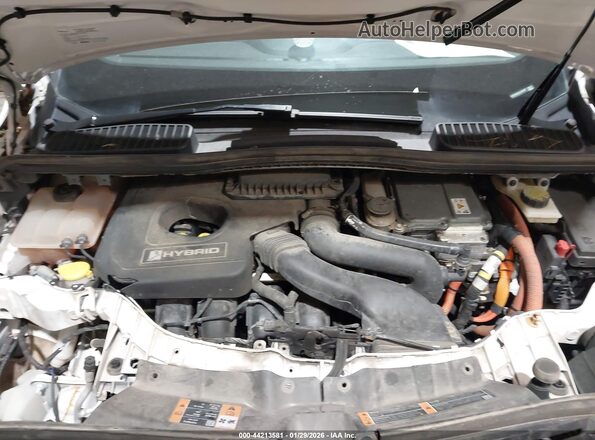 1FADP5AU3JL104497 2018 FORD C-MAX HYBRID Белый Вид сзади