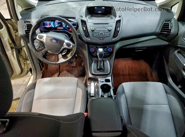 1FADP5AU4JL101687 2018 FORD C-MAX Бежевый Вид панели приборов